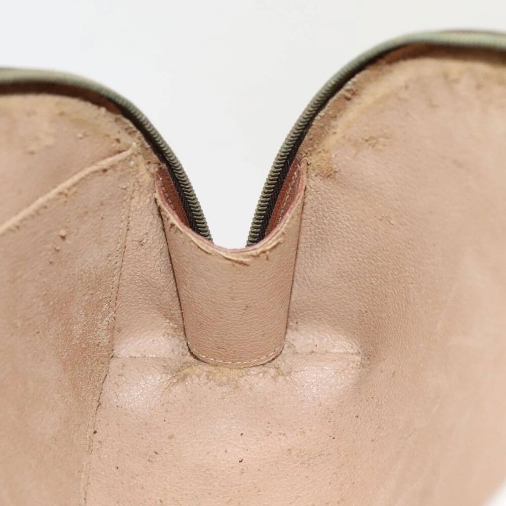 LOUIS VUITTON Monogram Trousse Demi Ronde Cosmetic Pouch M47520 LV Auth 90360 - Picture 12 of 16